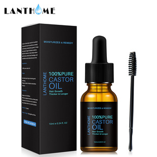 Lanthome Castor Oil Mascara Gentle Moisturizing Repair Hair Liquid Castor Oil 10ml