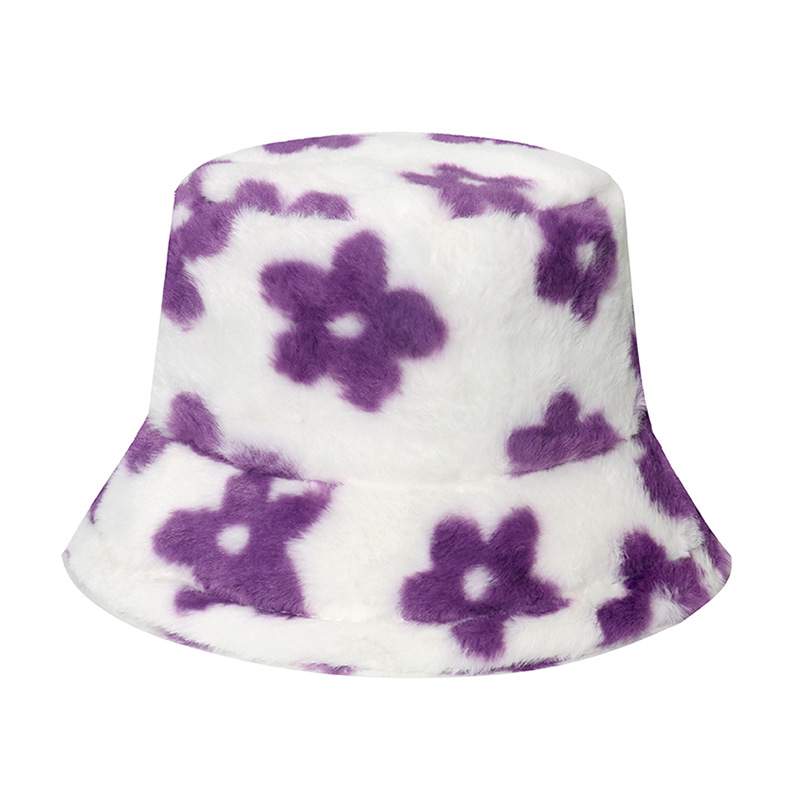 Women's Fashion Flower Sewing Flat Eaves Bucket Hat display picture 4