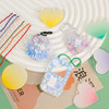 New Gradient DIY Guru Pan Creative Acrylic Hanging Gurca Transparent Round Guru Student accessories Pendant