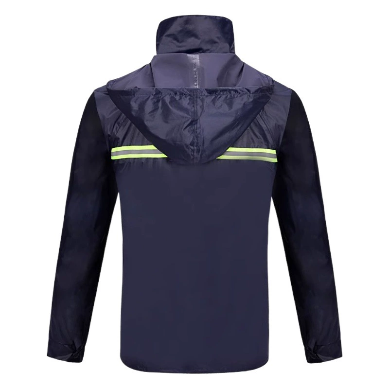 Райский плащ оптом N211-7AX двухслойный уличный плащ для взрослых с разрезом Костюм Печать рекламного логотипа