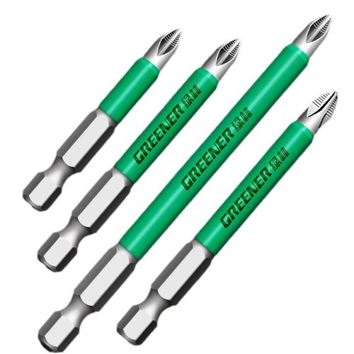 Green Forest bit anti-slip cross strong magnetic electric screwdriver bit set high hardness Beatle bit hand electric drill