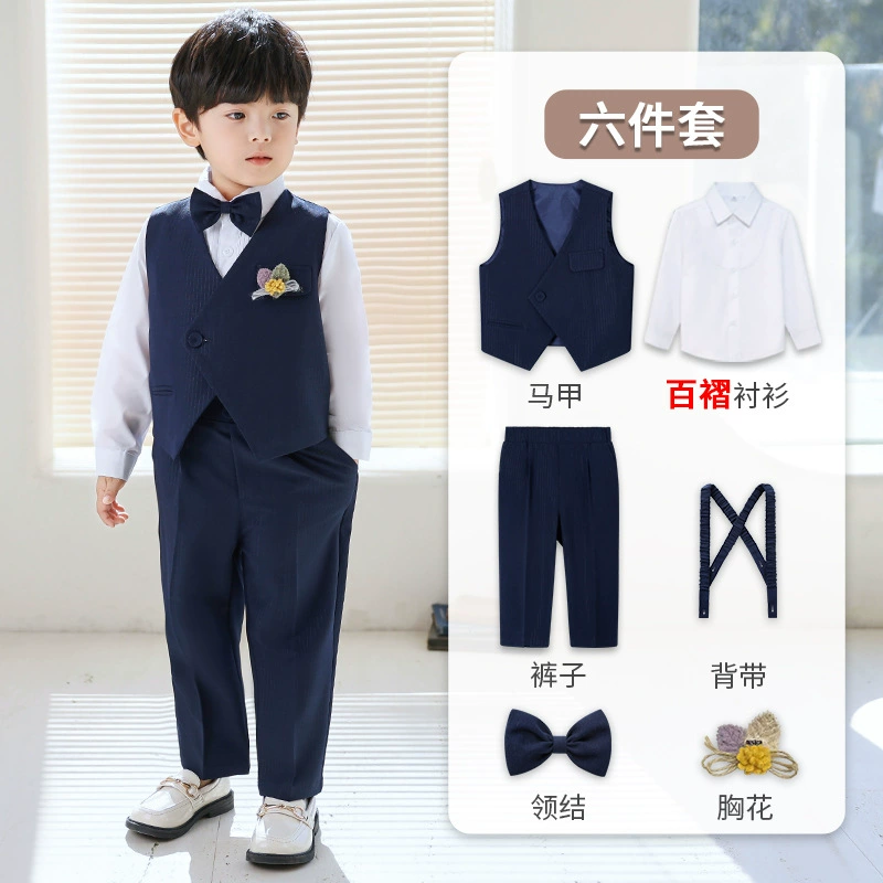 Children's set for boys, flower girl dress, suit for kindergarten