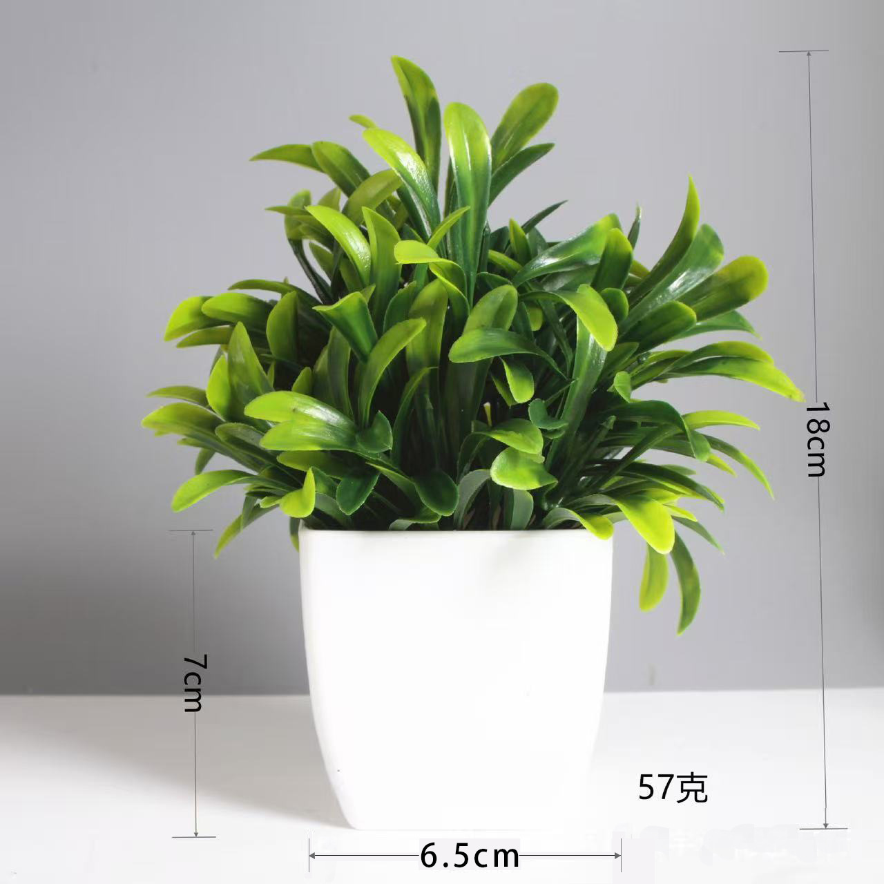 Transfronterizos venta caliente planta simulada planta simulada verde decoración interior y exterior maceta de plástico maceta de eucalyptus image 11