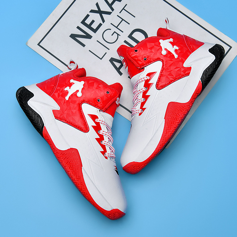 Verano spot rojo otoño general de alto nivel transpirable exportar zapatillas deportivas de goma amortiguación gruesa general brillo adulto