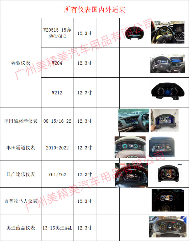 大众车系液晶仪表2