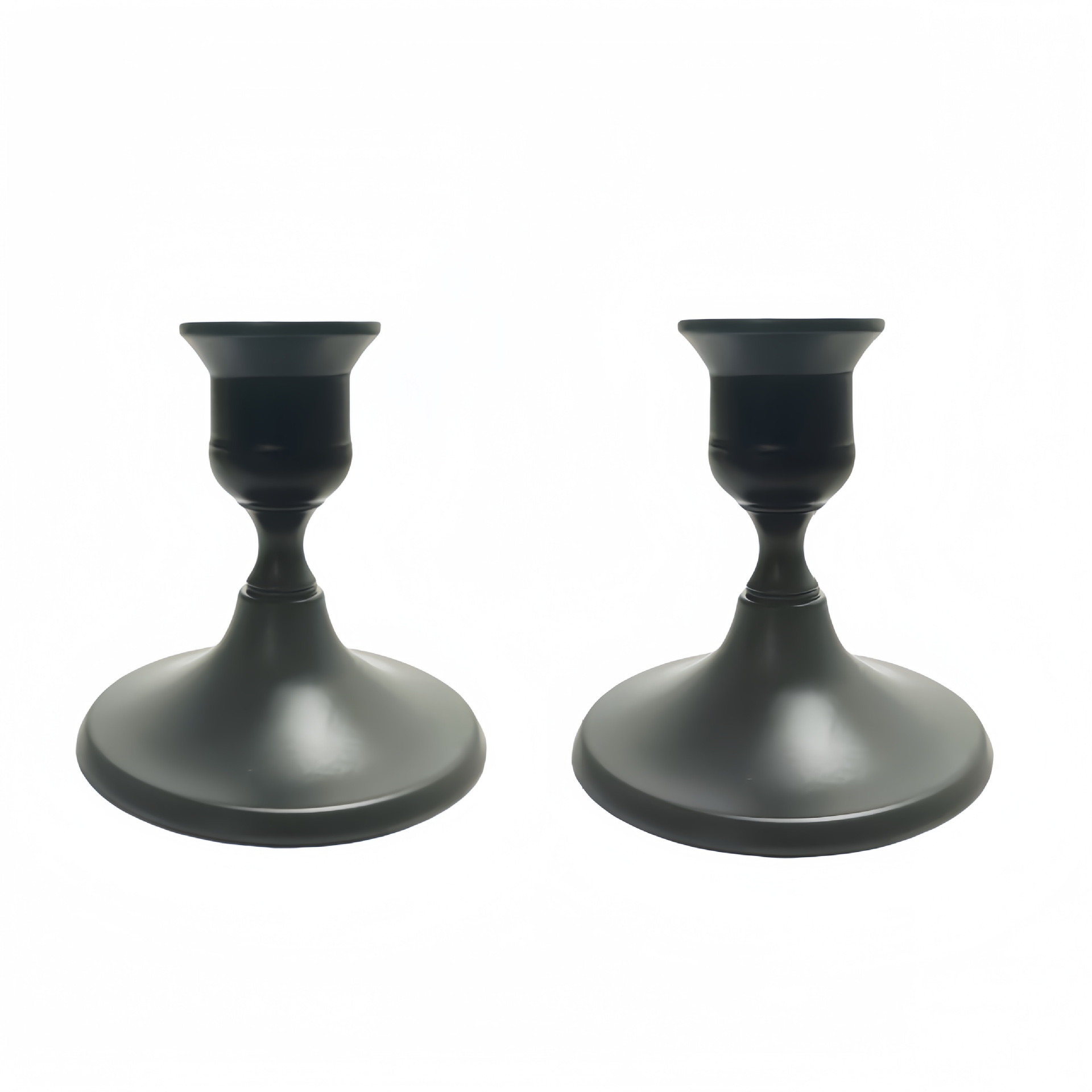 Adornos de candelabros pequeños simples de estilo europeo Navidad San Valentín luz de velas Cena Sentido de ambiente Candelabros Decoración de bodas