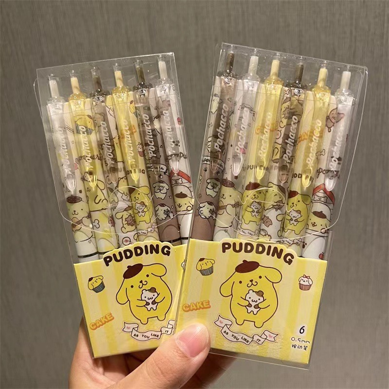 ins 高価値プレスゲルペン + ST ヘッド漫画かわいい 0.5 速乾性黒ペン水性ペン + 学生試験問題|undefined
