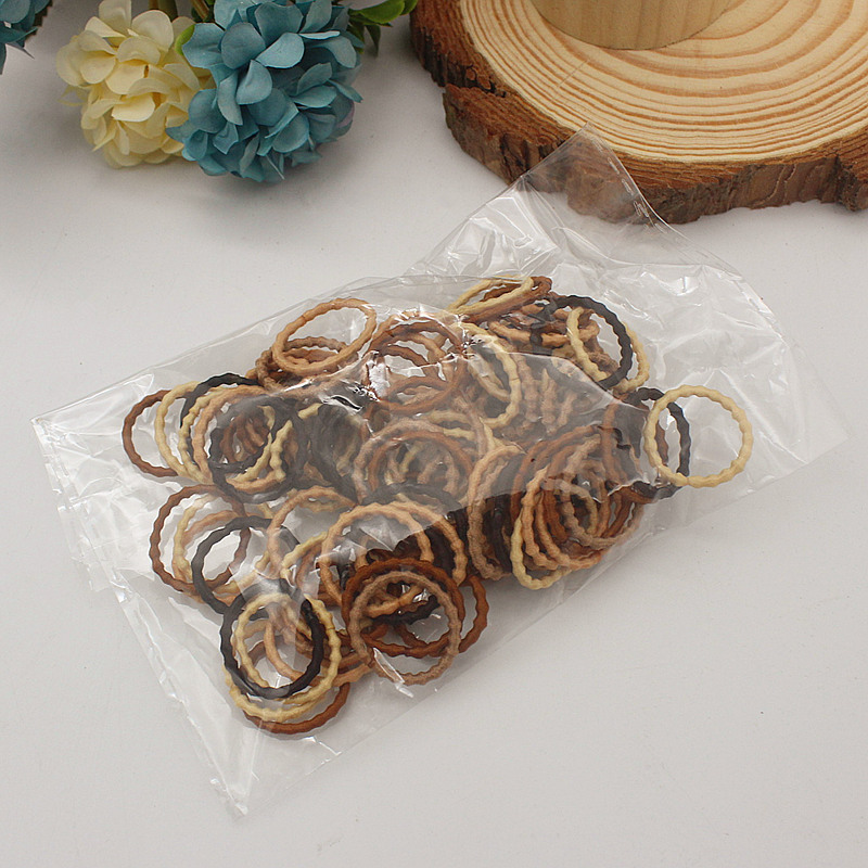 Alta banda de Pelo elástico banda de pelo de alta calidad accesorios para el cabello al por mayor simple durable con caja de almacenamiento de Internet celebridad accesorios para el cabello