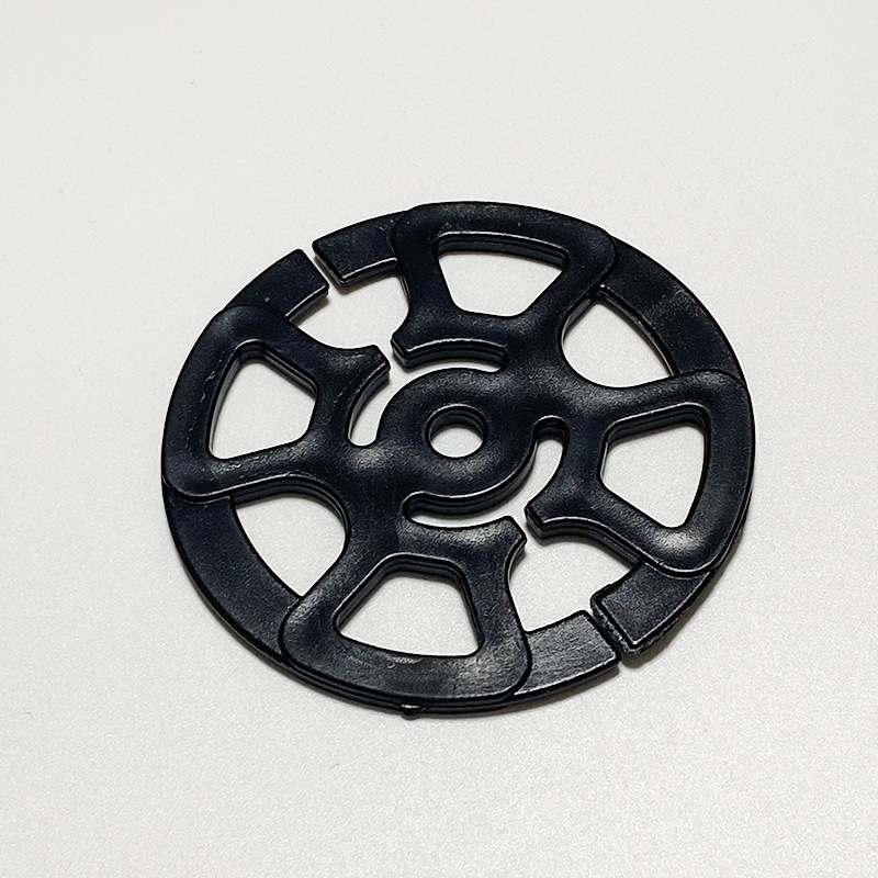 花边五孔圆盘塑料扣风火轮卡扣供应汽车座垫卡扣 座垫皮套扣