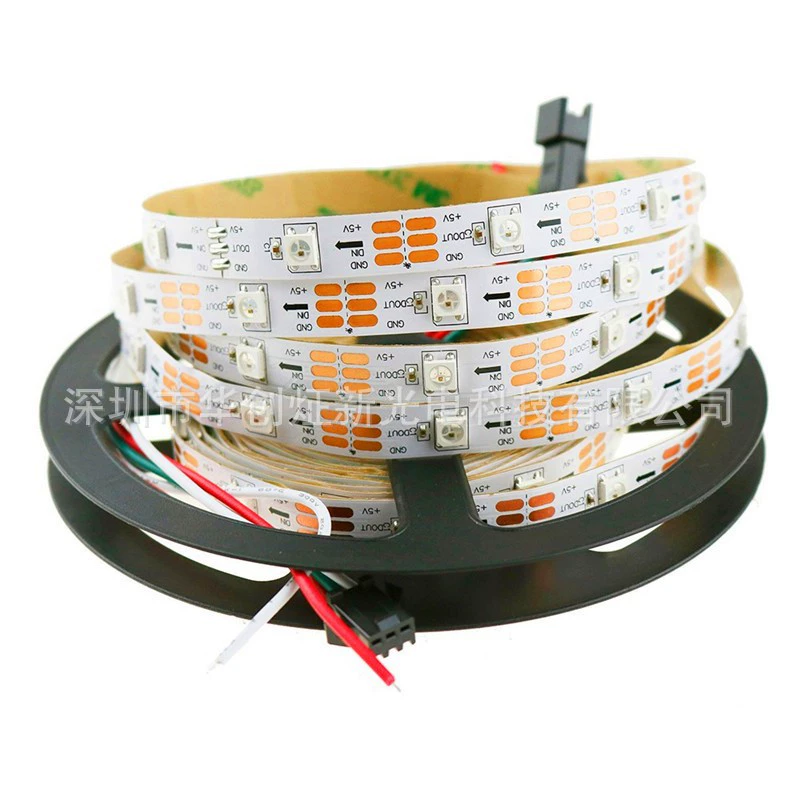 Светодиодная лента (SK6812) 5V — управляемый RGB, 60 LED/м, отпиливается, варианты IP65–IP68