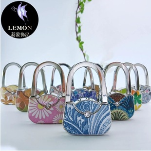 Factory in stock Small One Diamond Bag Handbag Hook Table Side Storage Table Desktop Hook Bag Hook Gift