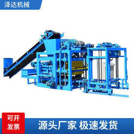 出口供应QT4-25型全自动制砖机生产线水泥空心砖机