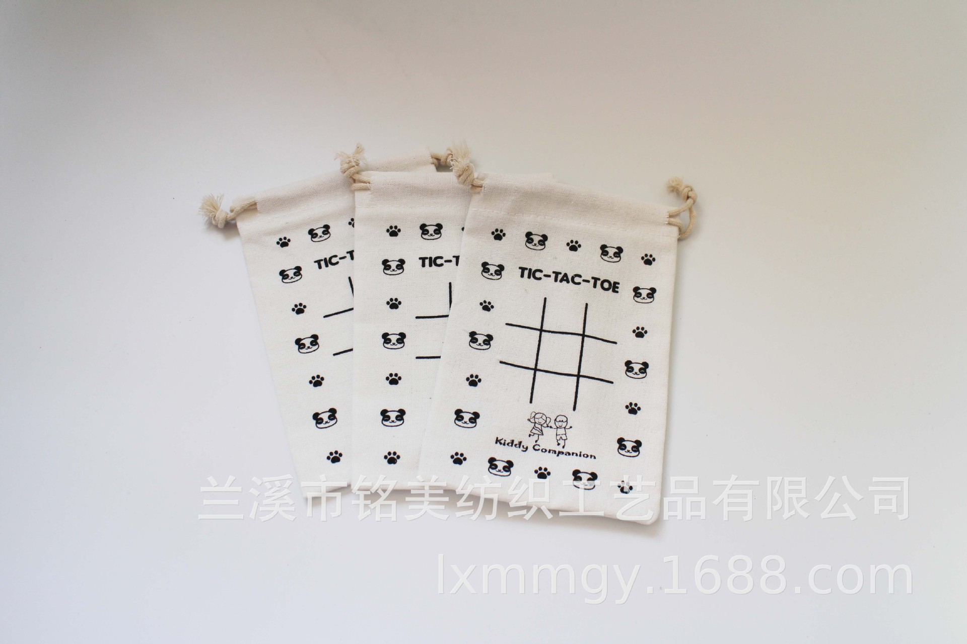 logo订制 饰品包装棉布抽绳袋 小棉麻袋 环保棉麻束口袋 帆布袋