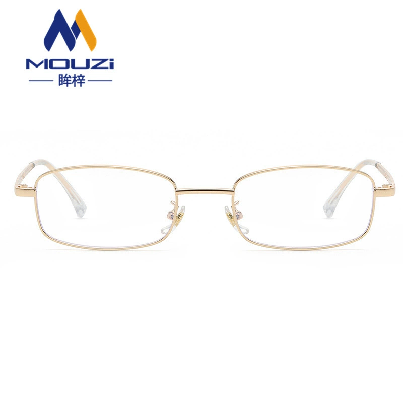 Tide, retro square golden glasses for men and women, internet celebrity