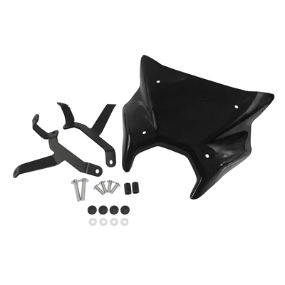 Modified Motorcycle Front Windshield | Motorcycle front windshield - smoked-black-style-iii