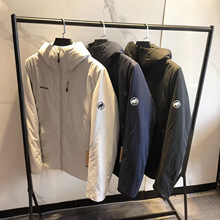 猛犸象棉服mammut运动三色现货2025新款棉衣男女连帽秋冬外套纯色