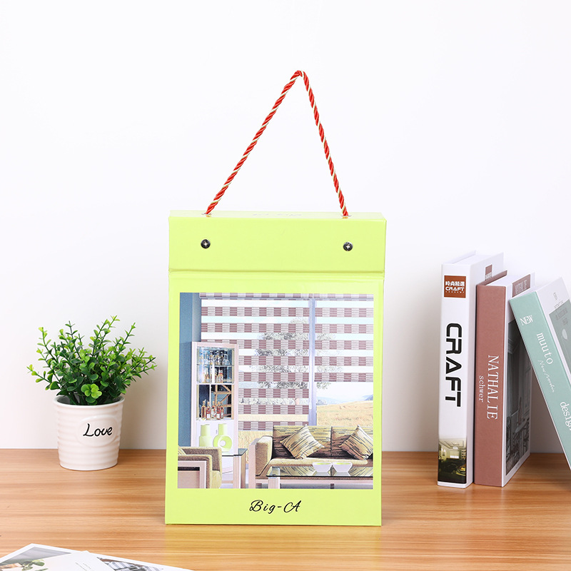 样品册印刷美甲美缝漆布料纺织色卡地板材彩页样本宣传册画册