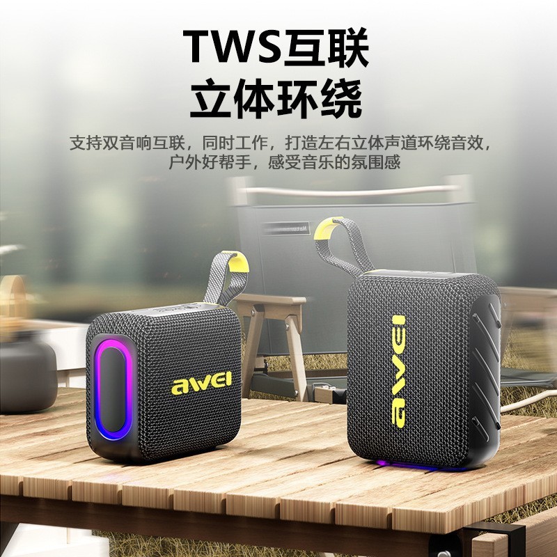 新しい Bluetooth 小型スピーカー、携帯電話用の内蔵ケーブル付き、2 イン 1 ミニ スピーカー、ポータブル スピーカー|undefined