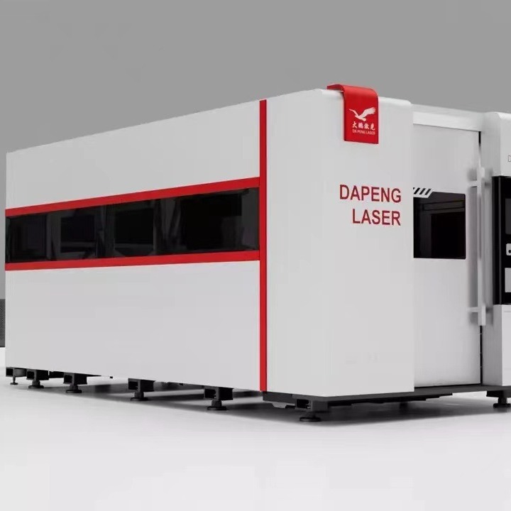 大鹏激光3000瓦大包围交互光纤激光切割机 大功率不锈钢切割机