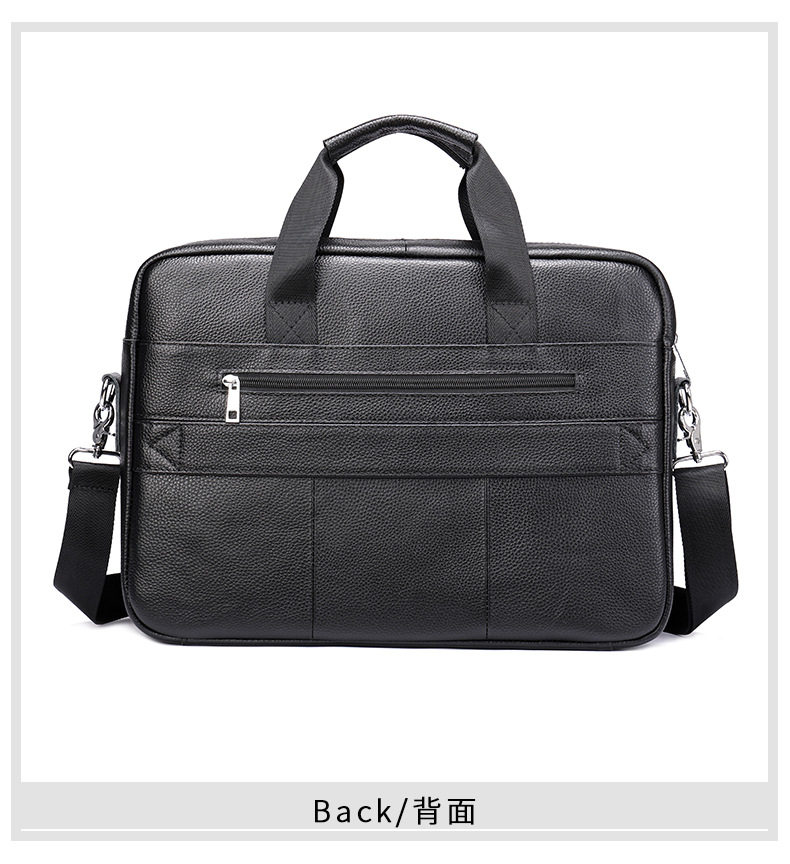 Túi công sở nam da bò thật Marante dáng thanh lịch nhẹ, đựng laptop 15,6 inch — 8824 đỏ cà phê, 8824 cà phê, 8824 màu đen, Cà phê chi tiết 20