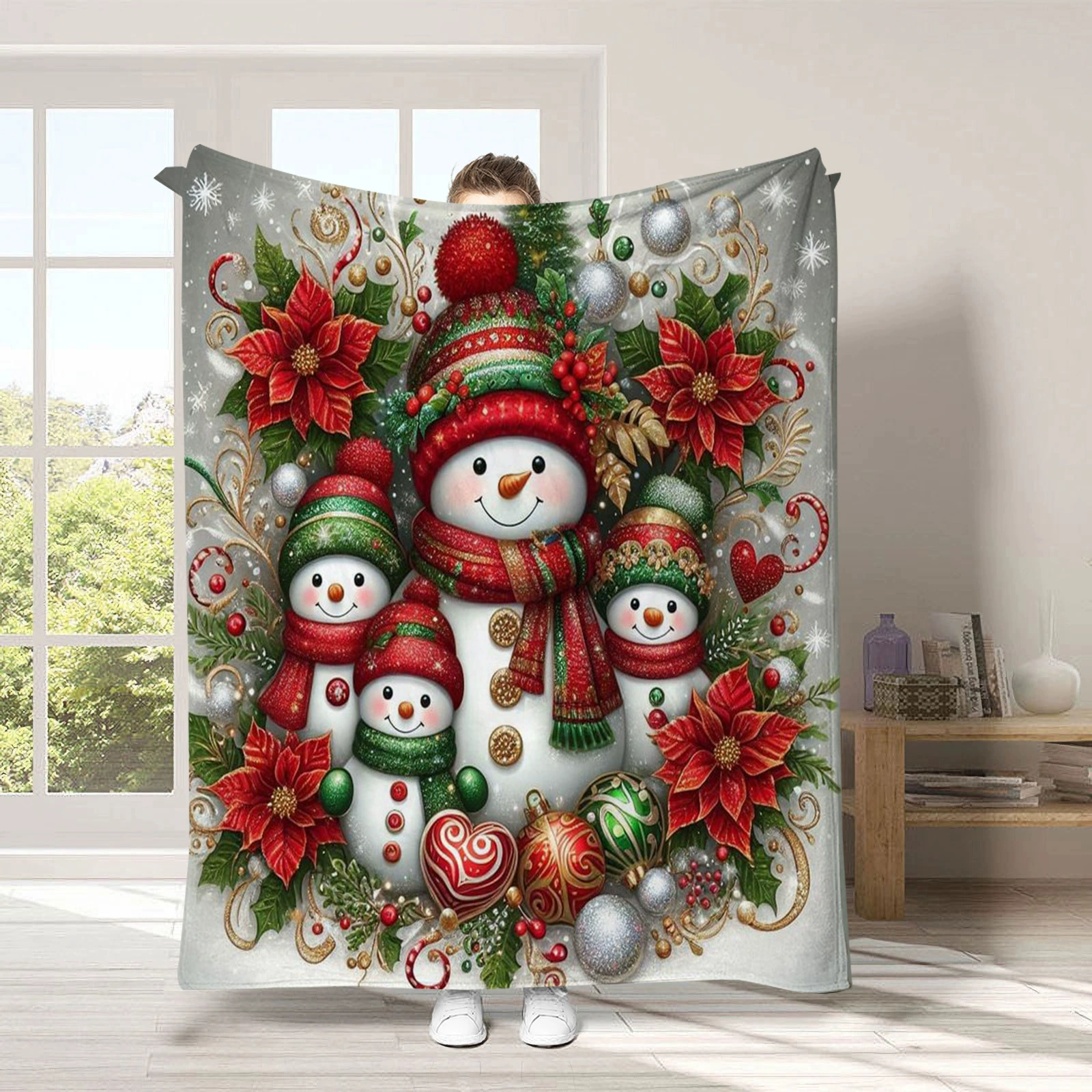 Christmas flannel atmospheric duvet