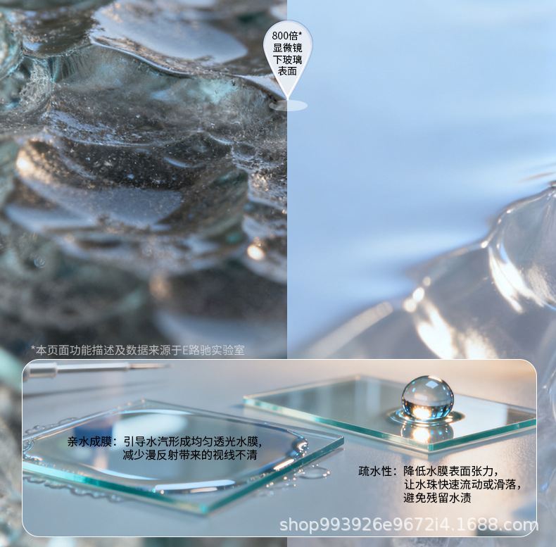 E-Luchi Car Strong Windshield Anti-Fog Agent Long-Lasting Anti-Fogging Spray Car Window Winter Defogging Artifact