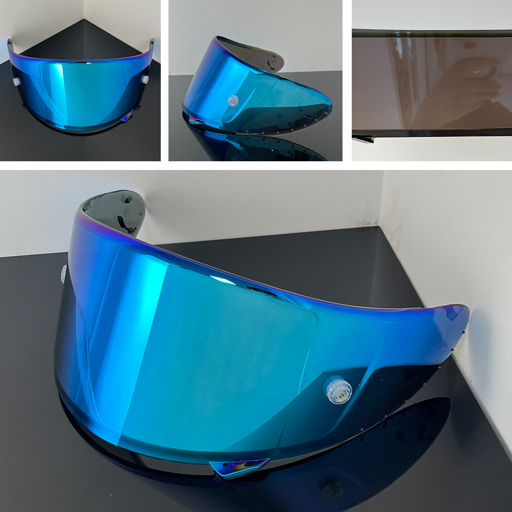 X14 Large Nail Buckle Helmet Lens Suitable for Z7 Nxr Rf1200 Xspirit Electroplated Helmet Mirror