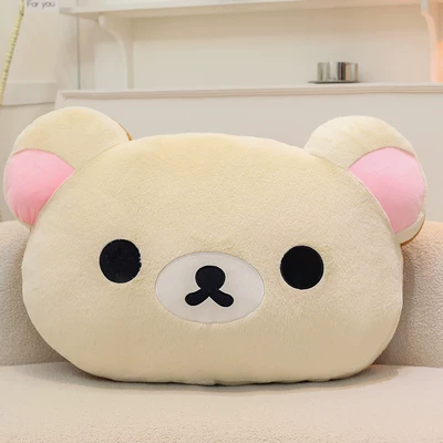 Pillow Large Teddy Bear Plush | Oyuncaq yastıqlar - single-sided-white-4004cm-kg