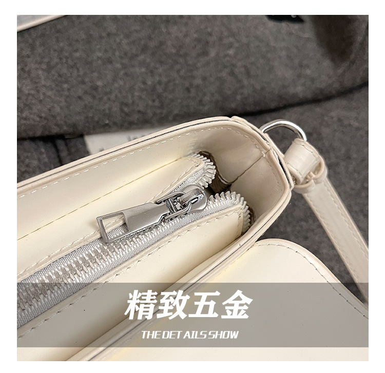 Korean style trendy underarm bag 2025 summer new women's bag, stylish diamond-encrusted single-shoulder bag, patent leather shiny crossbody bag undefined