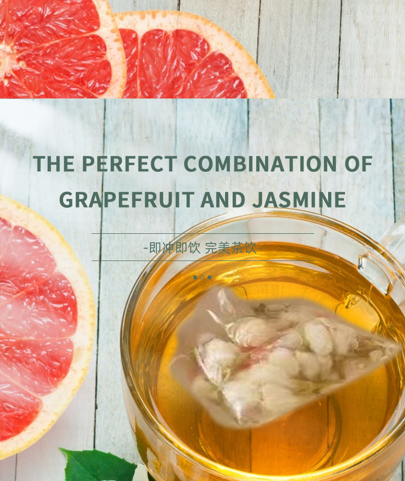 Grapefruit Jasmine Tea Bags 5g x 20 Cold Brew Fruit Tea Refreshing Daily Drink quality and texture