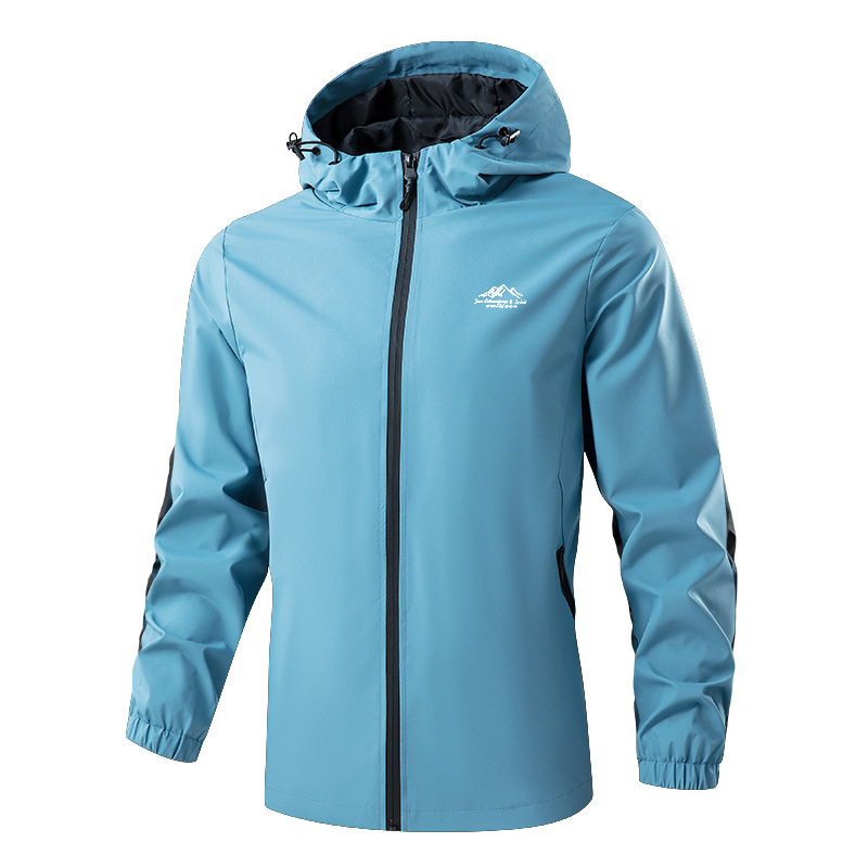 2024 otoño y invierno nueva chaqueta de vestir de asalto hombre grande suelta con capuzas ropa de moda al aire libre abrigo impermeable al viento
