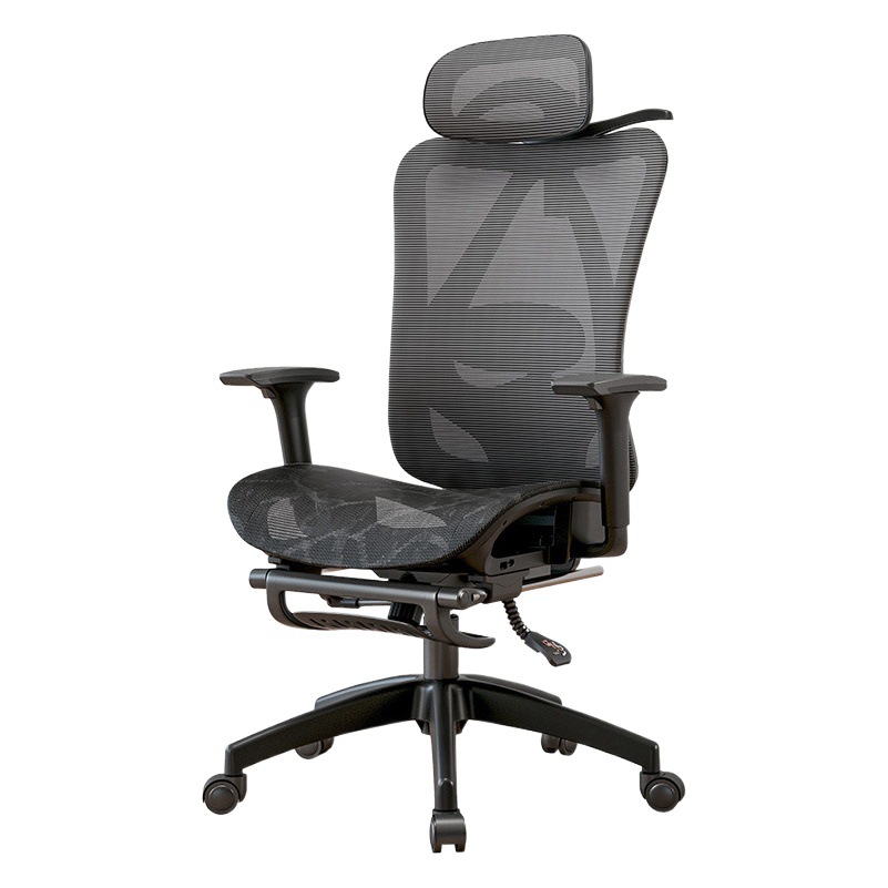 Silla ergonómica, protección de cintura, silla para computadora, silla para dormitorio, asiento a largo plazo, no cansado, silla de oficina para empleados reclinable, soporte de nailon