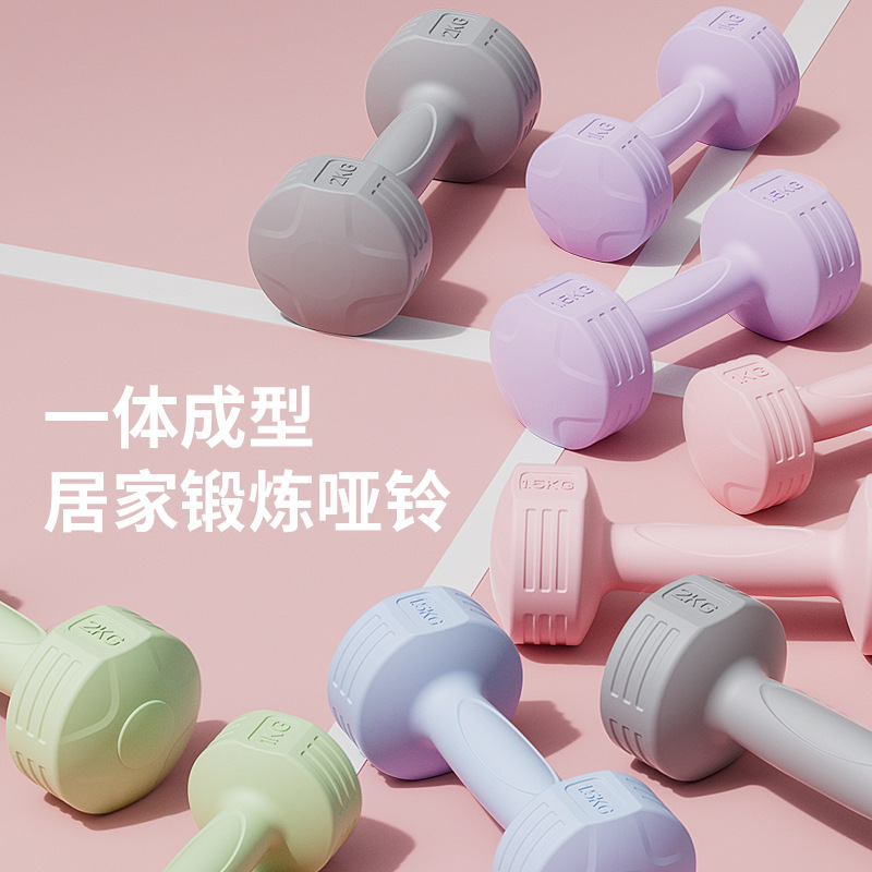 レディース小さなダンベル初心者家庭用腕エクササイズ腕肌ダンベルヨガスポーツフィットネストレーニングダンベル1-5KG|undefined