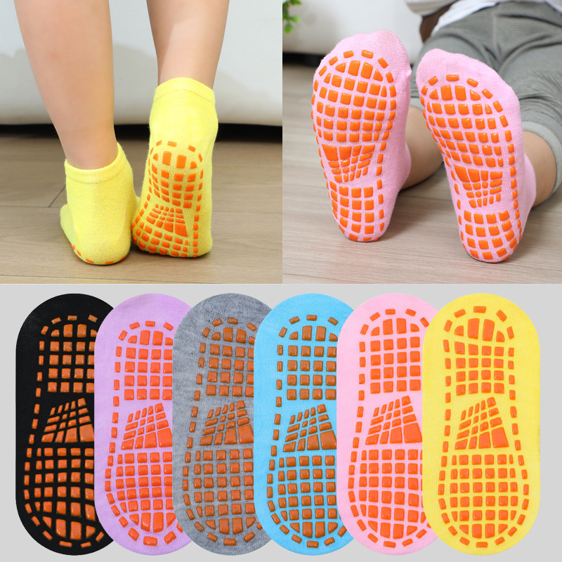 Children's Trampoline Socks, Early Education Classroom Yoga Socks, Silicone Non-Slip Socks, Home Floor Socks, Kidsren's Playground Custom Logo Children's Trampoline Socks, Early Education Classroom Yoga Socks, Silicone Non-Slip Socks, Home Floor Socks, Kidsren's Playground Custom Logo