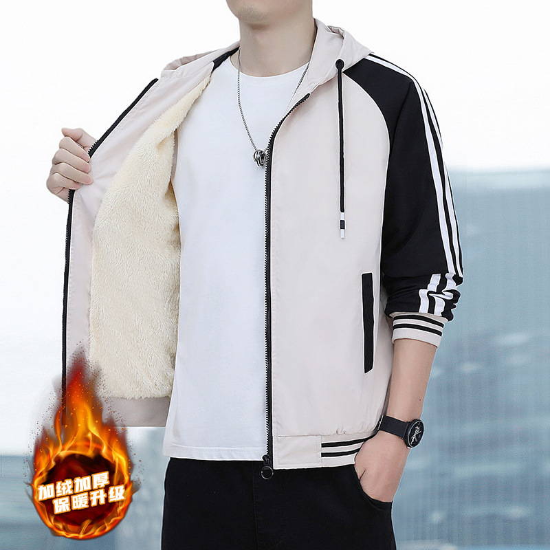 Chaqueta delgada de los hombres ocasionales de los deportes transfronterizos Primavera, Otoño e Invierno