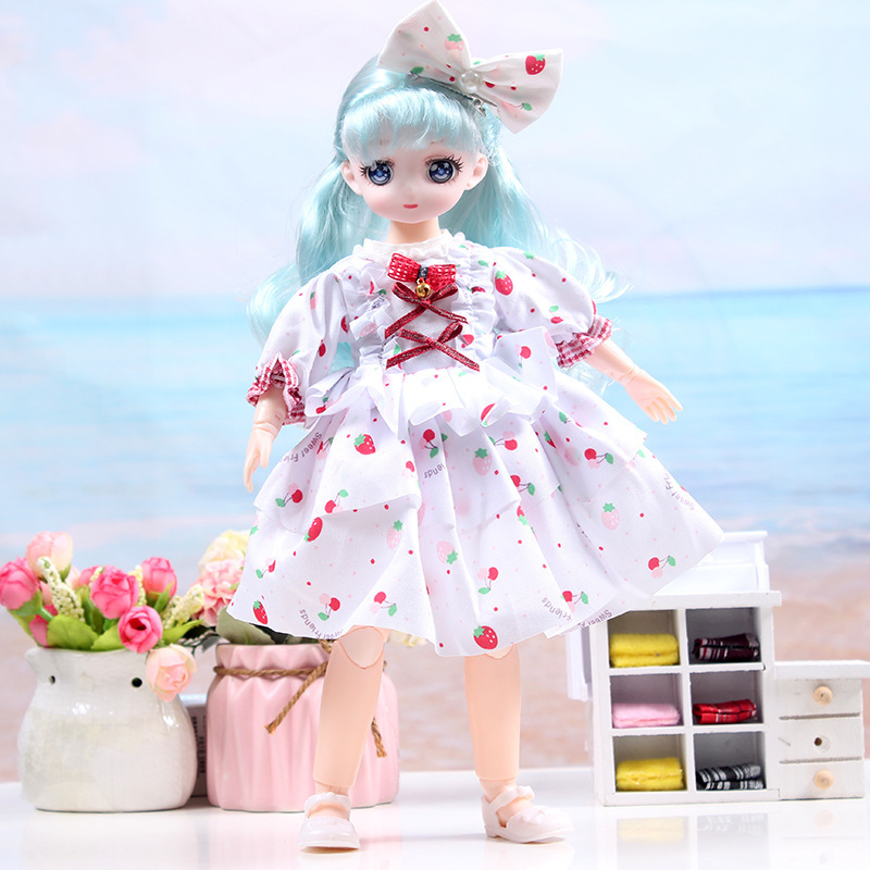 Prinses pop cadeauset voor verjaardag met 3d echte ogen_voghion.com
