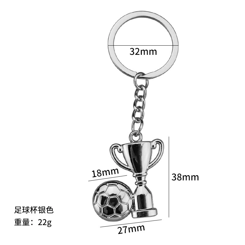 2026 US-Canada-Mexico World Cup Football Pendant Customized Five Major League Football Key Chain Fans’ Supporting Souvenirs