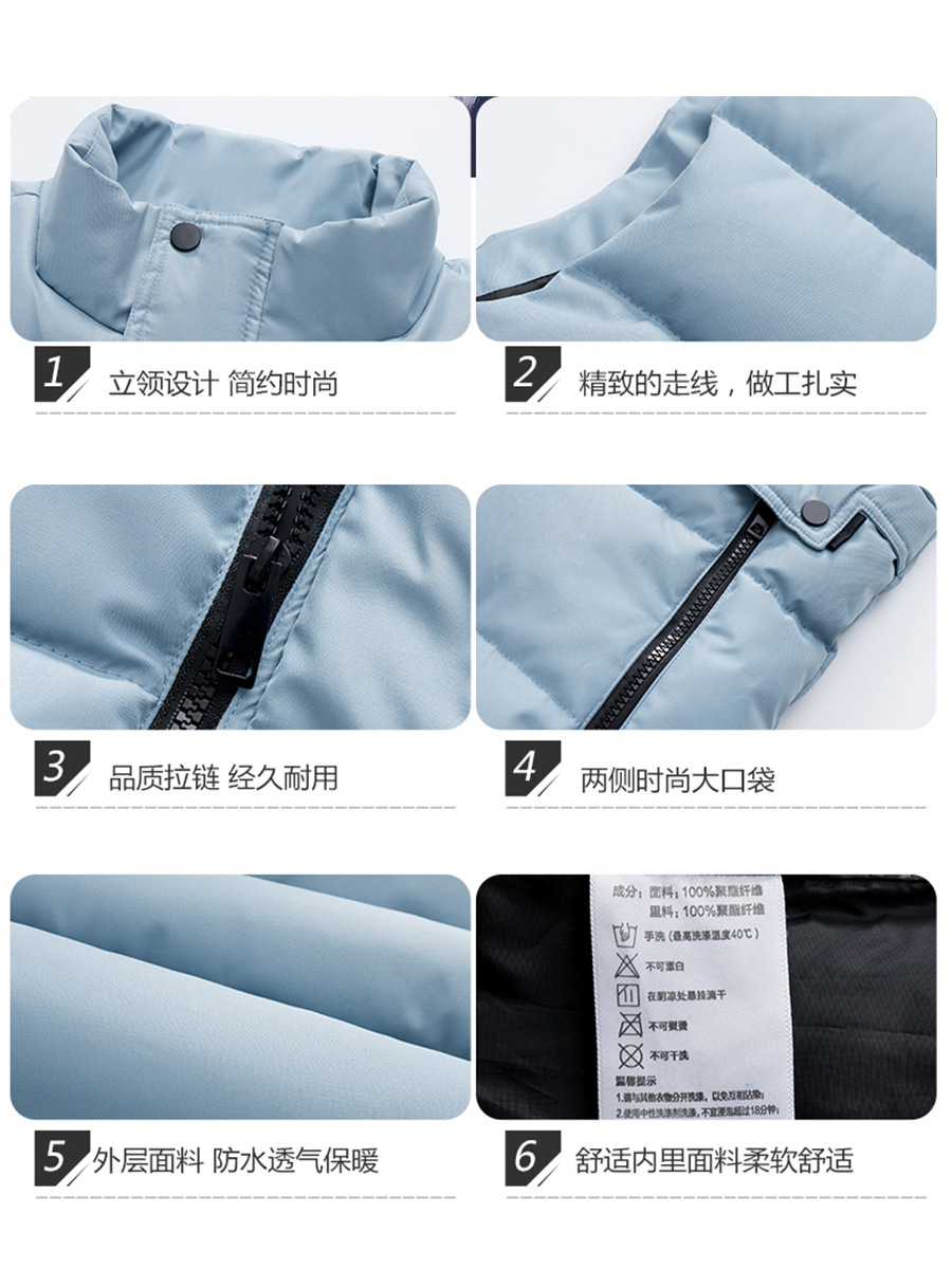 Hombre chaleco cálido caballo clip cross-border sin mangas chaqueta de trabajo ropa de trabajo al aire libre chaleco de invierno personalizado