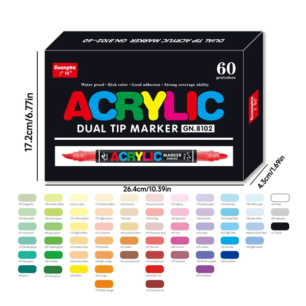 Upgrade the dual first model 8102-60 color set (soft head+hard head)