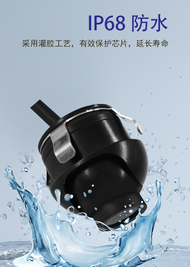 360-Degree Rotating Car Camera Night Vision Universal Reversing Image Ccd Wide-Angle Infrared 360 Panoramic Camera
