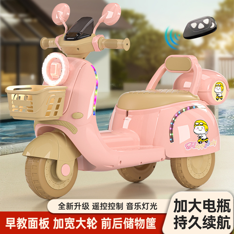 Triciclo Eléctrico Infantil con Control Remoto de Doble Asiento image 4