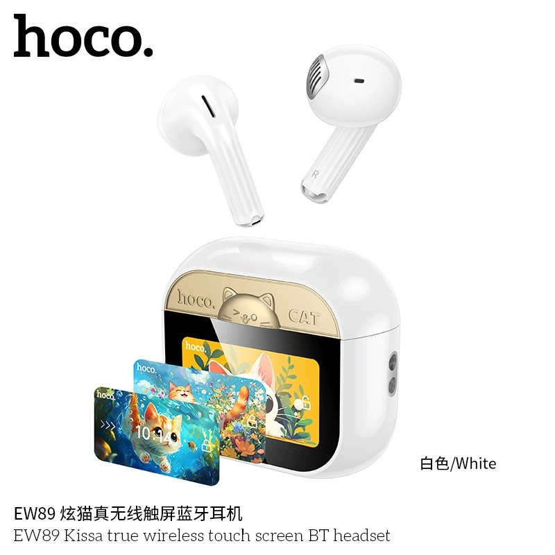 HOCO/ Умные наушники с сенсорным управлением сенсорный экран bluetooth