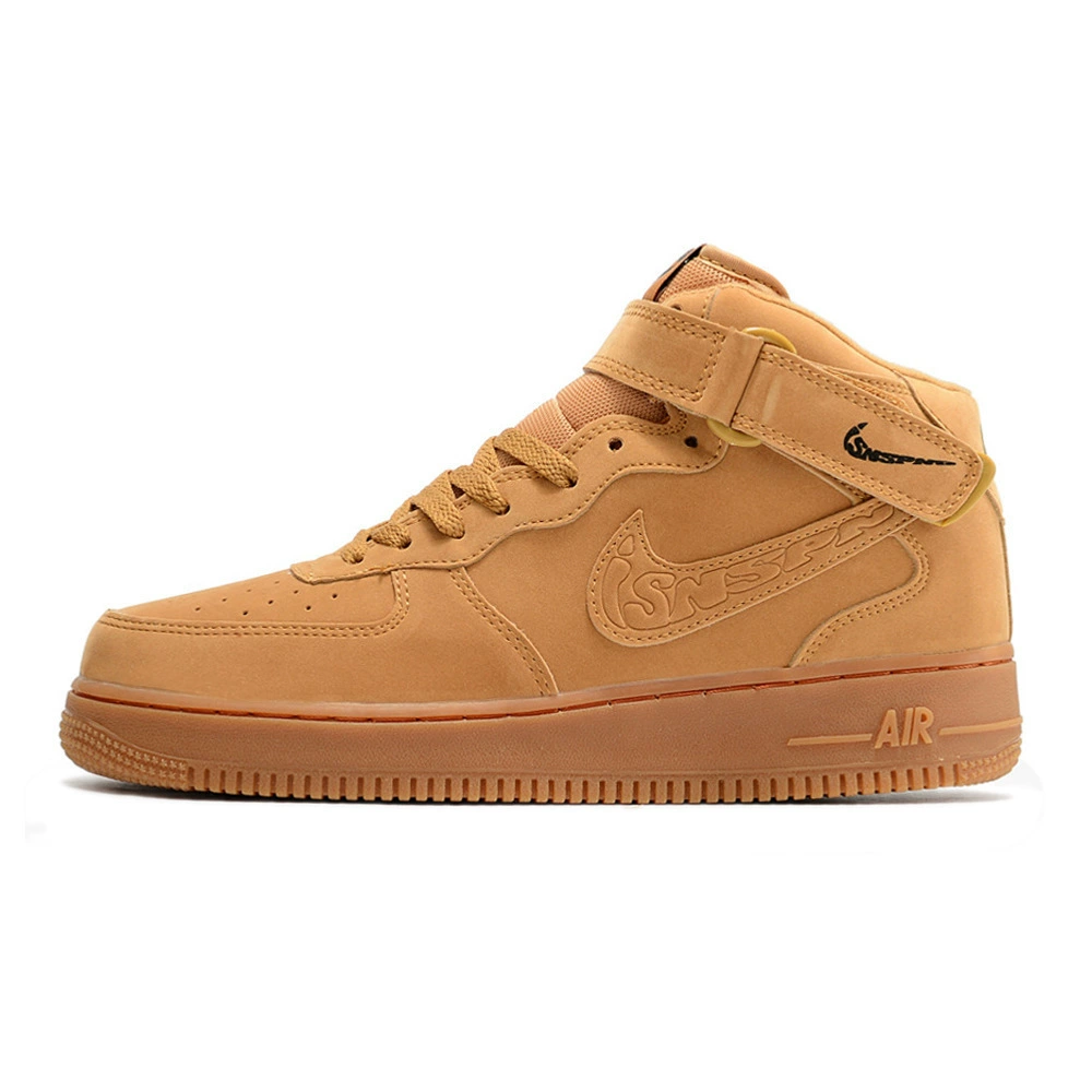 Кроссовки низкие (Nike Air Force 1), демисезонная повседневная белая, разноцветные варианты, размеры 36–44