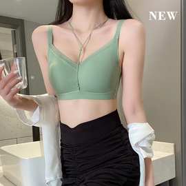 新款无钢圈无痕养护型女士内衣聚拢侧收百搭简约大胸显小文胸