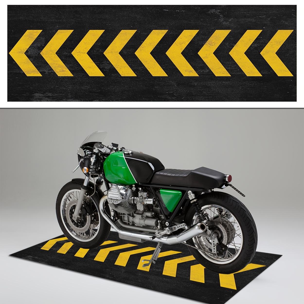 Temu Motorcycle Strip Carpet Booth Decorative Carpet Harley Motorcycle Mat Motorcycle Repair Stain-Resistant Floor Mat
