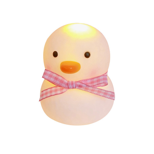 Ins Bedroom Girl LED Night Light Mini Duck Room Bedside Lamp Decorative Novelty Gift for Dorm