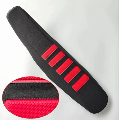 Off-Road Motorcycle Gear Lq – Motorcycle cushion - red-stripes-on-black-background