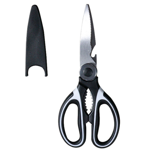 Kitchen scissors multifunctional kitchen scissors stainless steel chicken bone scissors household sharp barbecue scissors panda scissors kitchen utensils wholesale