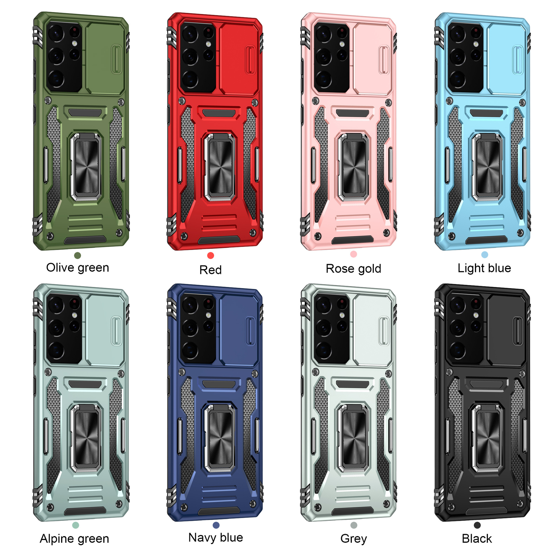 The New Guest Is Suitable for XIAOMI 12 PRO Mobile Phone Case Creative Push Window Oversized Ring Holder Factory Wholesale