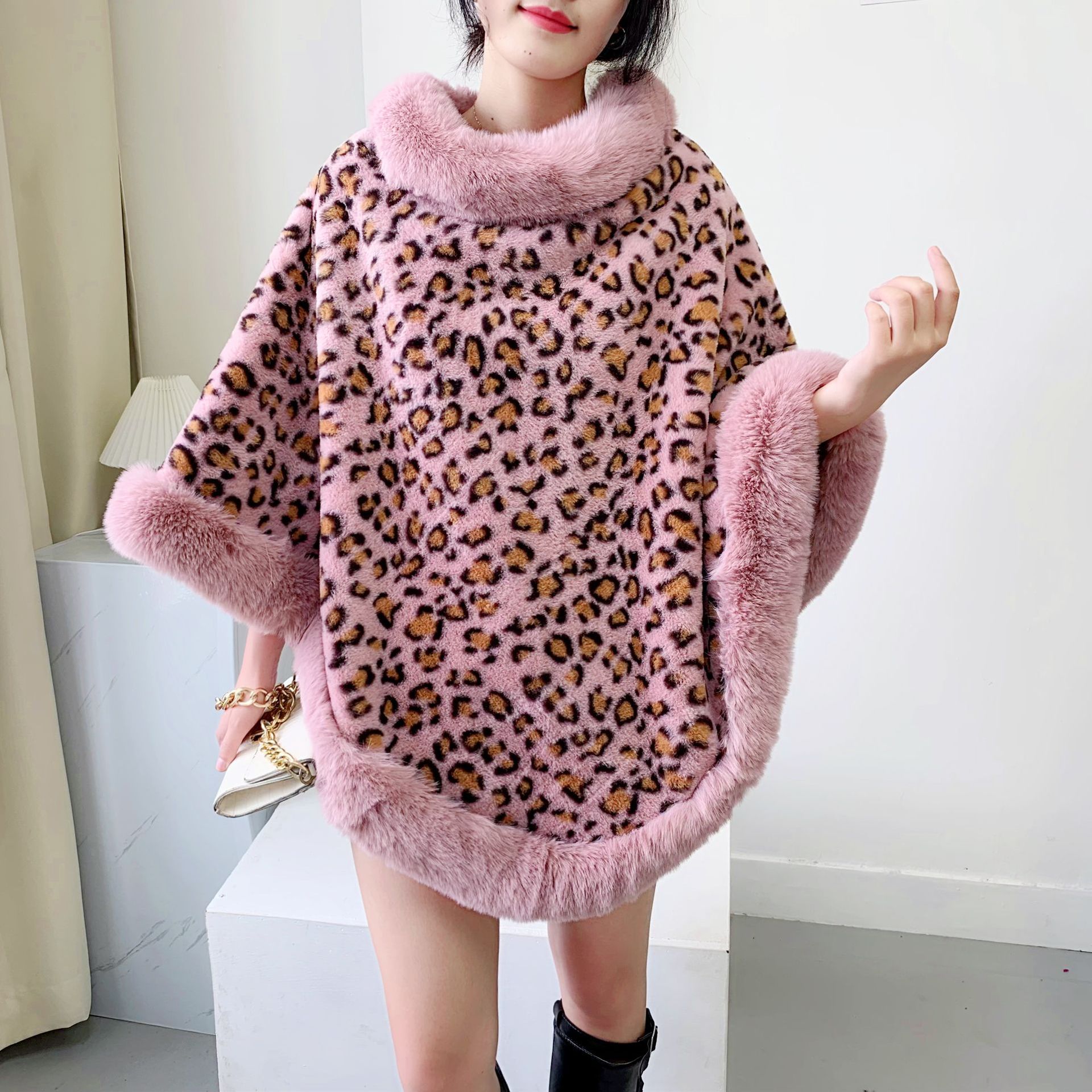 2025 otoño y invierno nueva ropa de mujer europea y americana Amazon transfronteriza lana estampada impresa chaqueta de moda caliente para mujeres